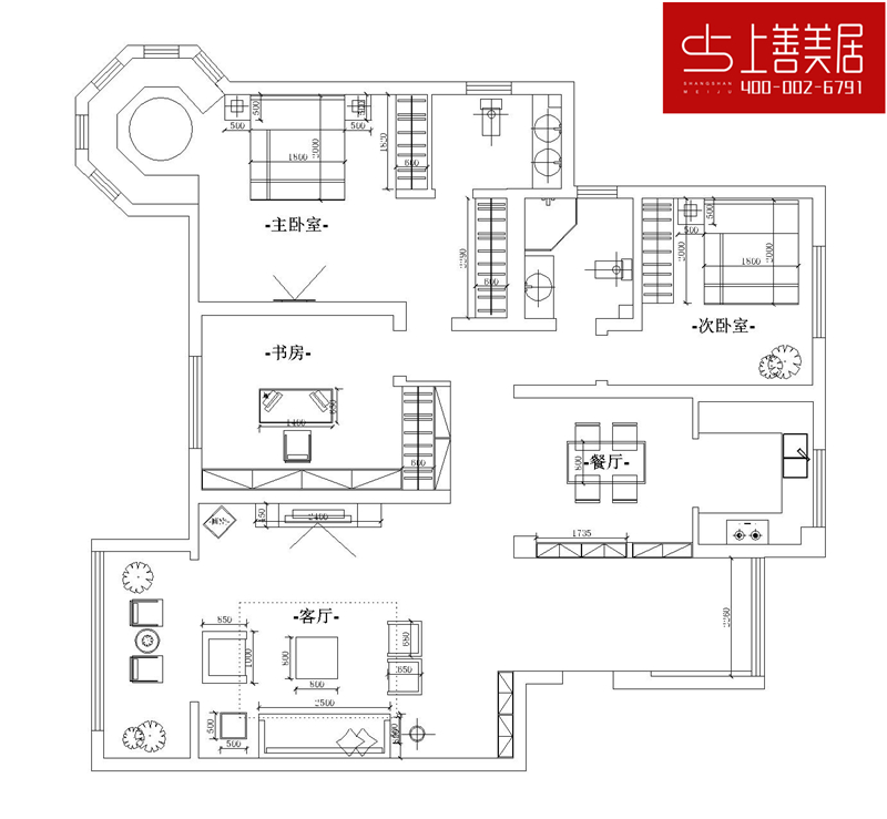 紫林湾/160㎡/中式